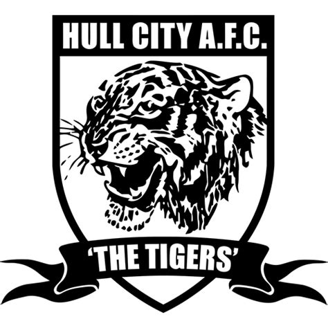 hull city logo black and white
